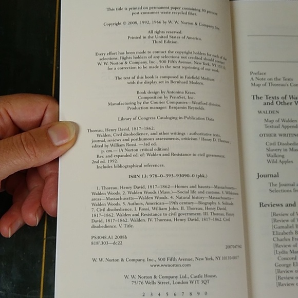 Walden Civil Disobedience Henry Thoreau Classic Home Library High School College - Picture 4 of 7